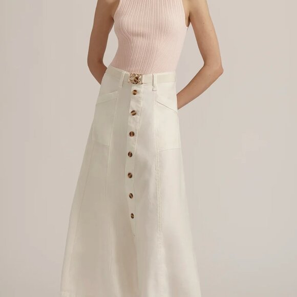 The Lila Skirt ~ Gardenia - Picture 6 of 10